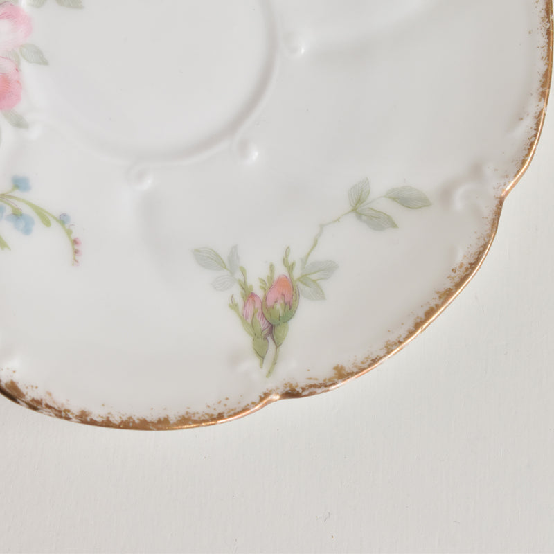 Antique Coffee Cup & Saucer, Limoges Sigismond Maas C