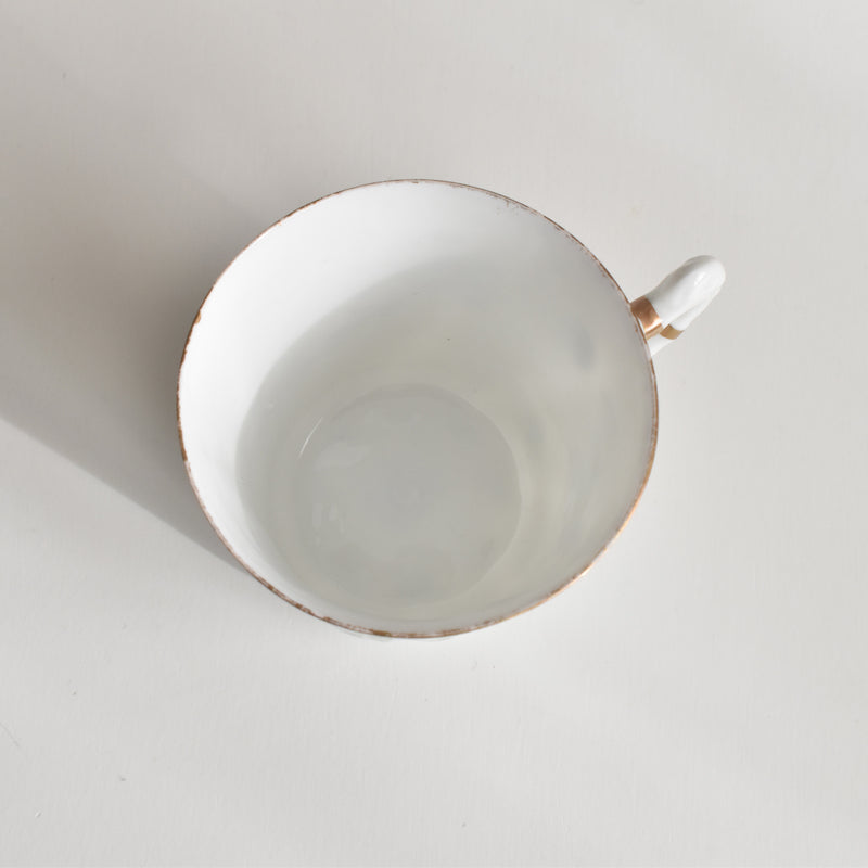 Antique Coffee Cup & Saucer, Limoges Sigismond Maas C
