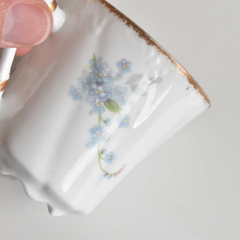 Antique Coffee Cup & Saucer, Limoges Sigismond Maas C
