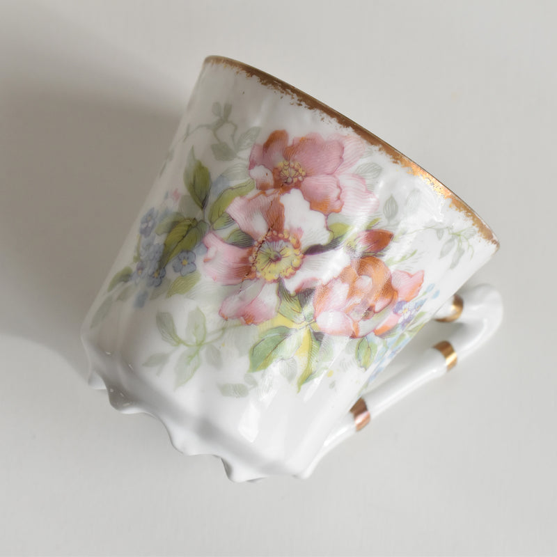 Antique Coffee Cup & Saucer, Limoges Sigismond Maas C