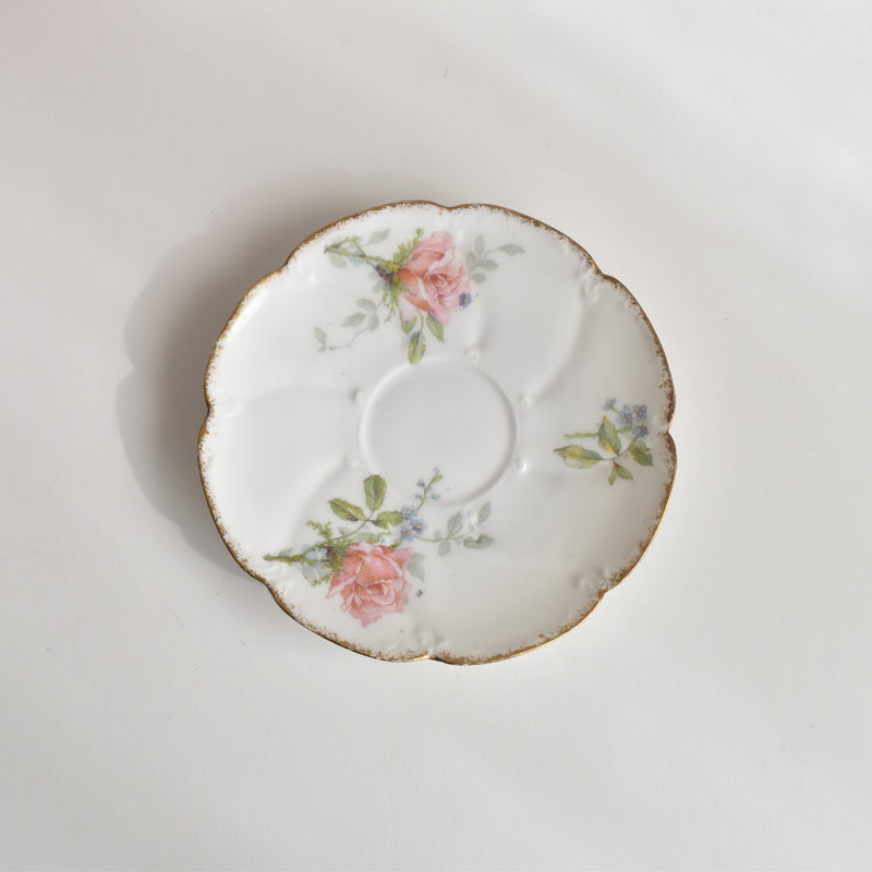 Antique Coffee Cup & Saucer Limoges Sigismond Maas D