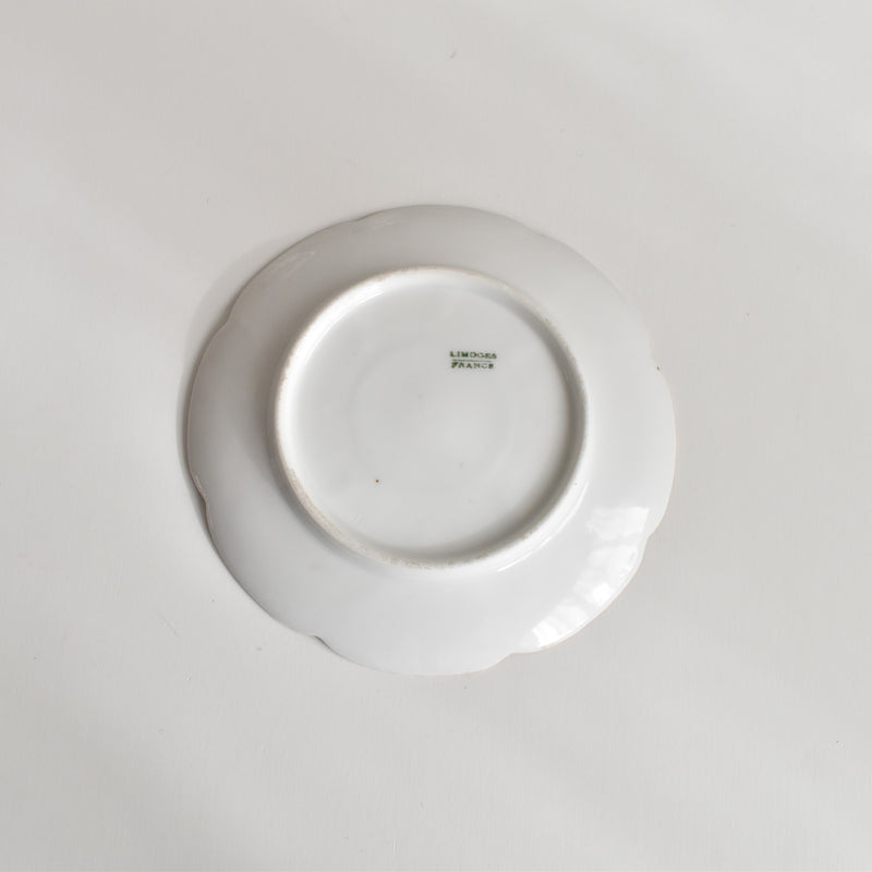 Antique Coffee Cup & Saucer, Limoges Sigismond Maas E