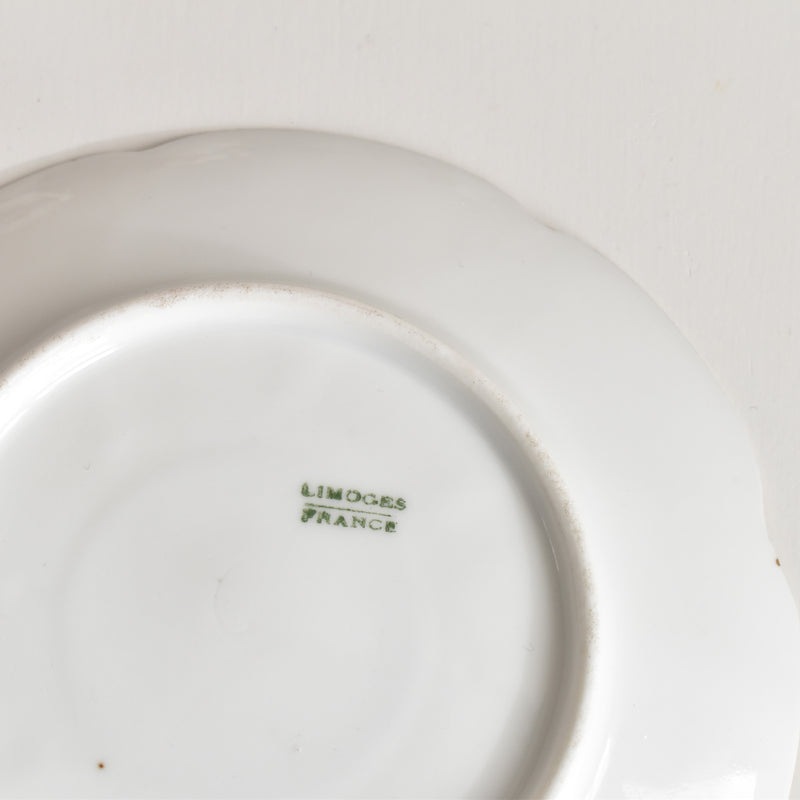 Antique Coffee Cup & Saucer, Limoges Sigismond Maas E