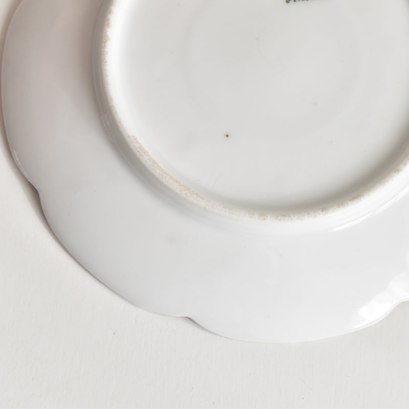 Antique Coffee Cup & Saucer, Limoges Sigismond Maas E