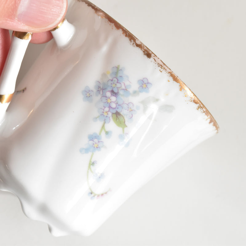 Antique Coffee Cup & Saucer, Limoges Sigismond Maas E