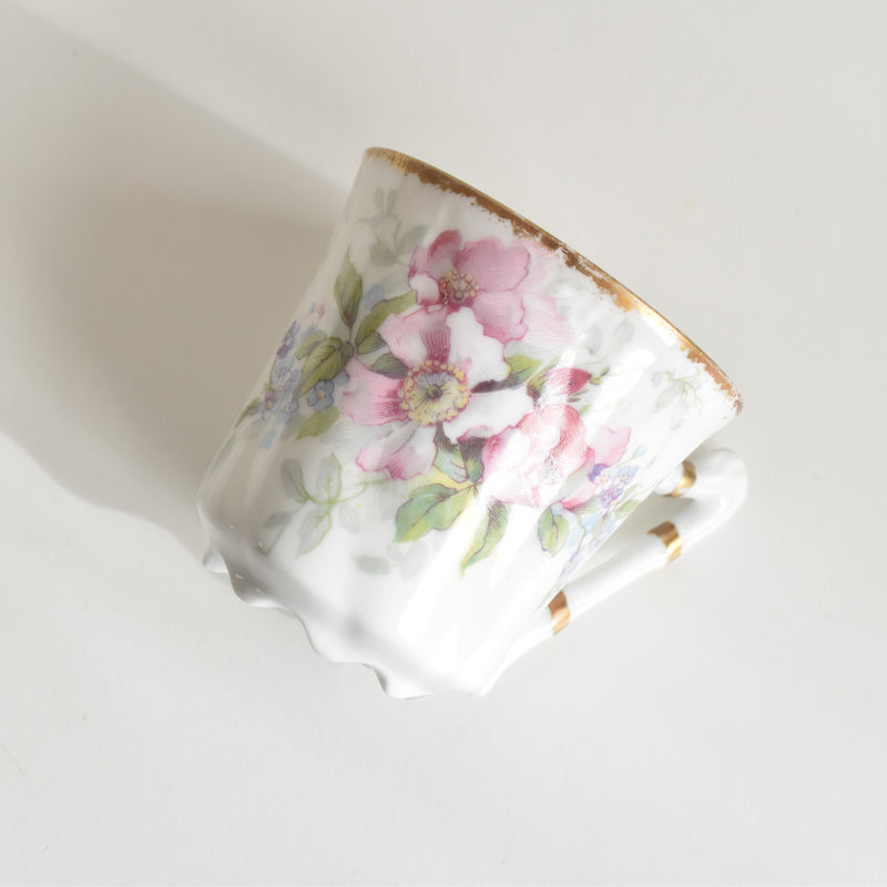 Antique Coffee Cup & Saucer, Limoges Sigismond Maas E