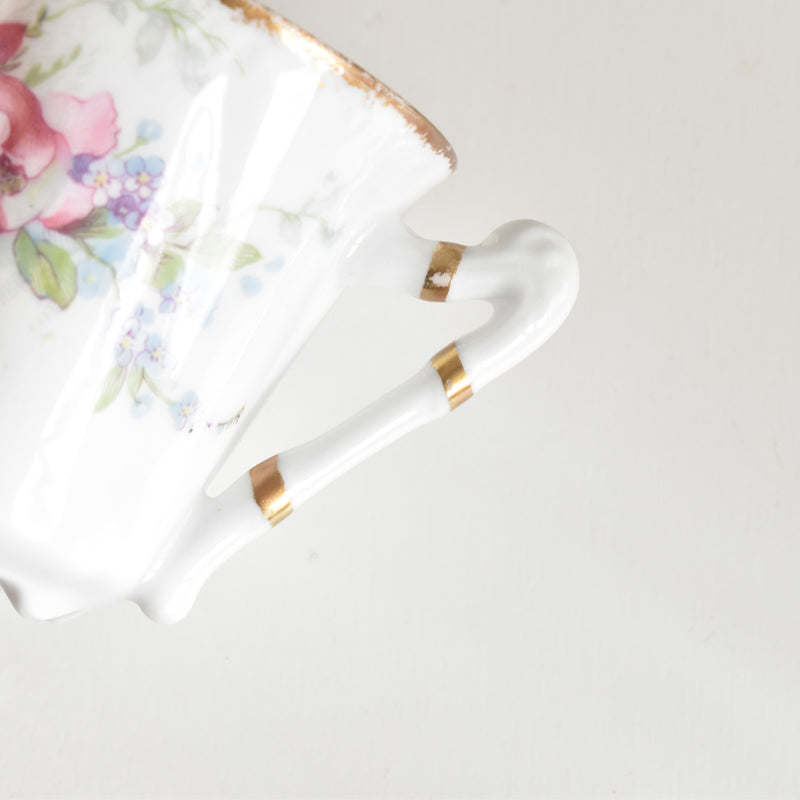 Antique Coffee Cup & Saucer, Limoges Sigismond Maas E