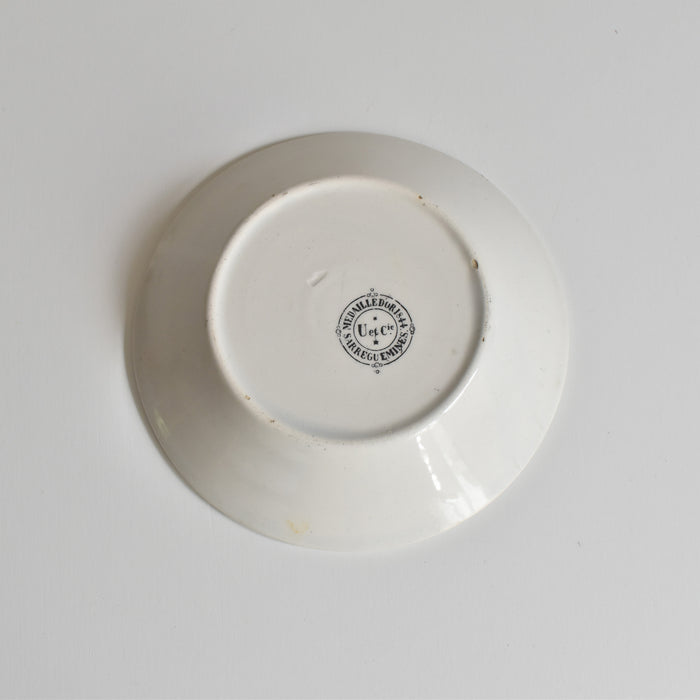 アンティークデミタスカップ＆ソーサー U&Cサルグミンヌ 1844 A