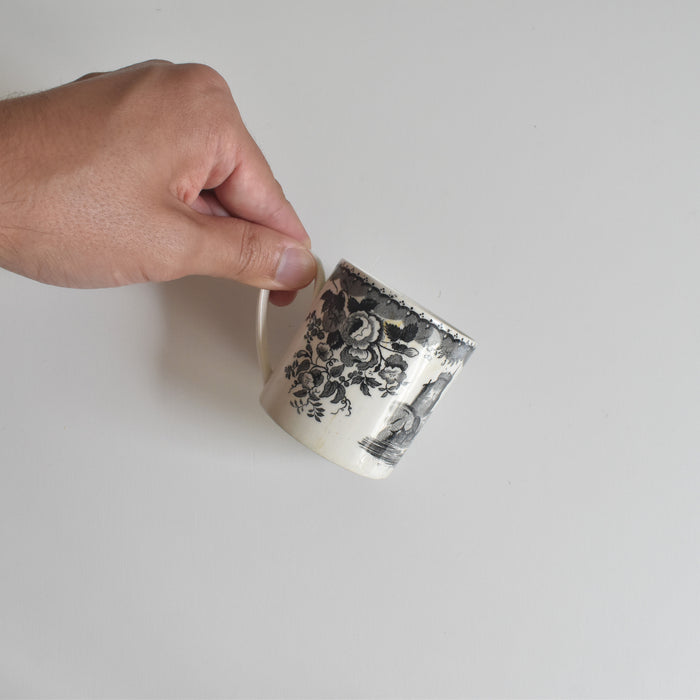 アンティークデミタスカップ＆ソーサー U&Cサルグミンヌ 1844 A