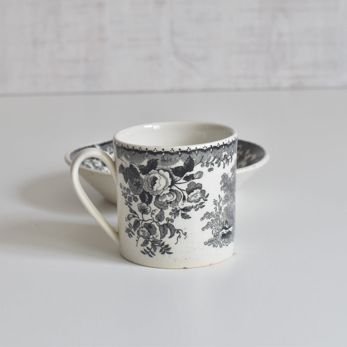 アンティークデミタスカップ＆ソーサー U&Cサルグミンヌ 1844 B