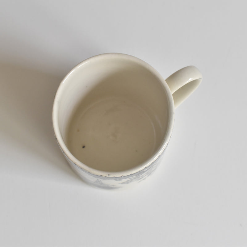 Antique Demitasse Cup & Saucer, U&C Sarreguemines, 1844 C