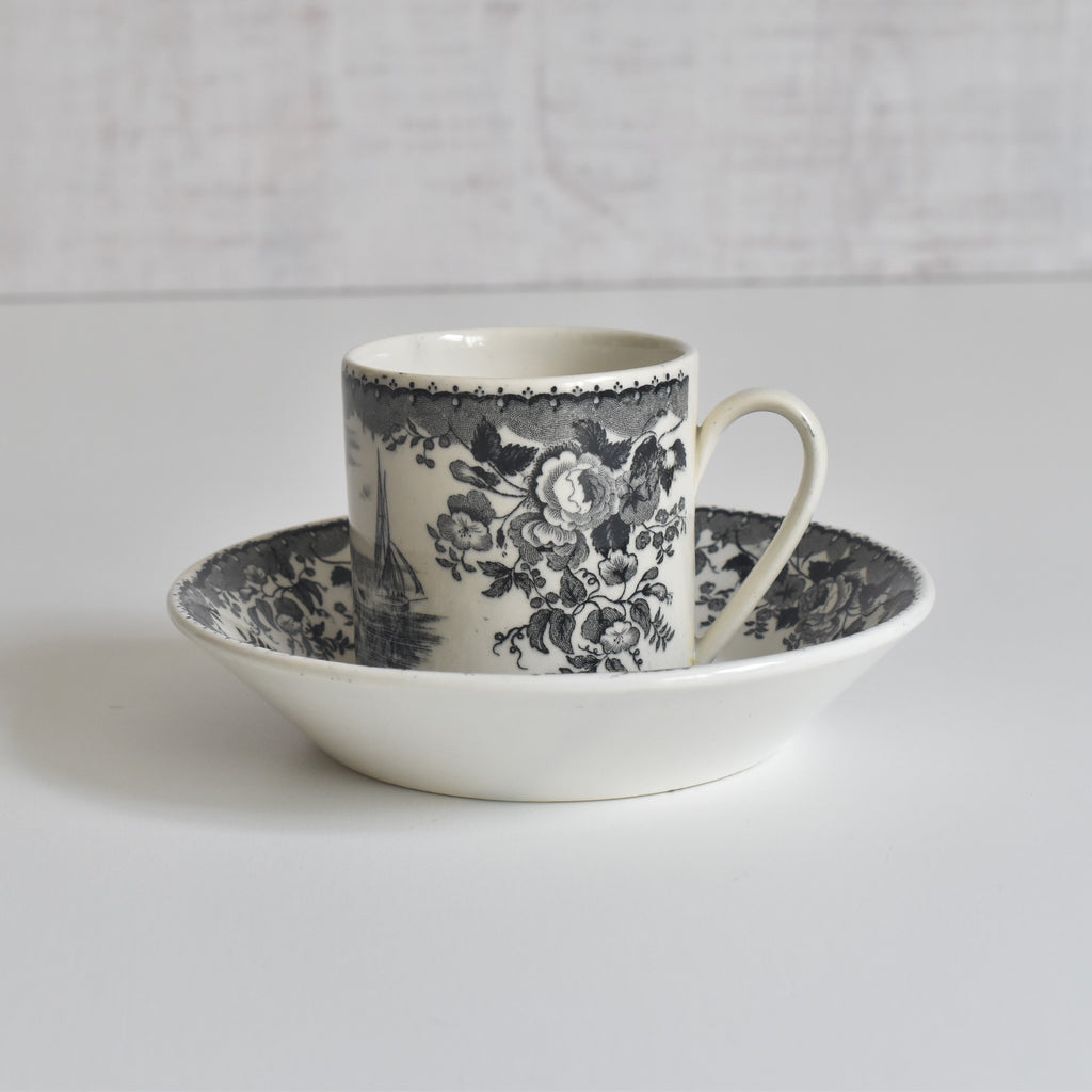 アンティーク デミタスコーヒーカップ&ソーサーカップ