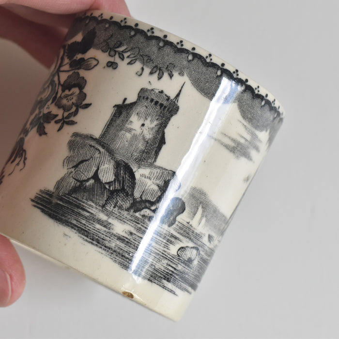 アンティークデミタスカップ＆ソーサー U&Cサルグミンヌ 1844 C