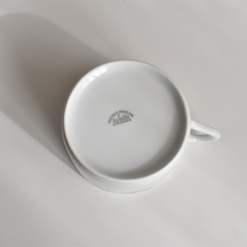 Vintage Teacup & Saucer Limoges Sofafils A