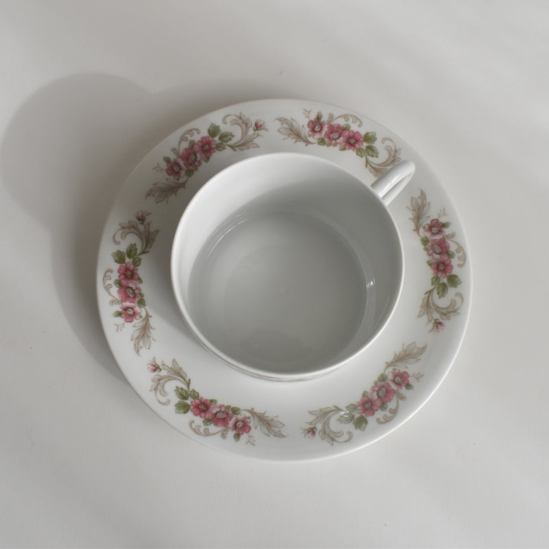 Vintage Teacup & Saucer Limoges Sofafils B