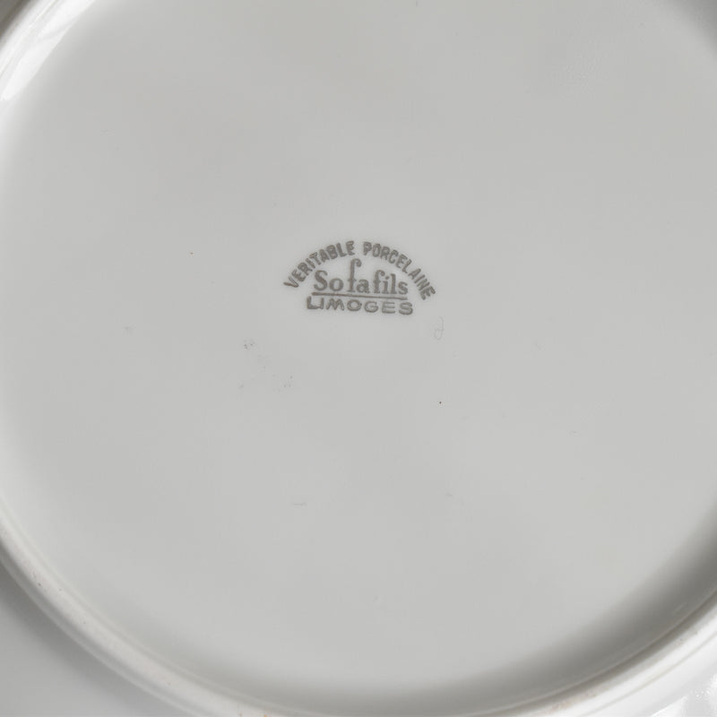 Vintage Teacup & Saucer Limoges Sofafils B