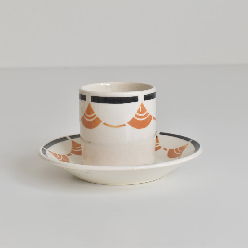 アンティークカップ＆ソーサー バドンヴィレー Nouvelles Galeries Armide