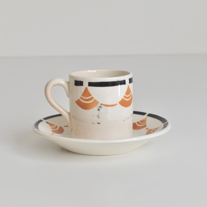 アンティークカップ＆ソーサー バドンヴィレー Nouvelles Galeries Armide