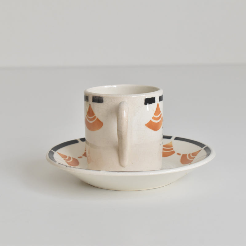 アンティークカップ＆ソーサー バドンヴィレー Nouvelles Galeries Armide