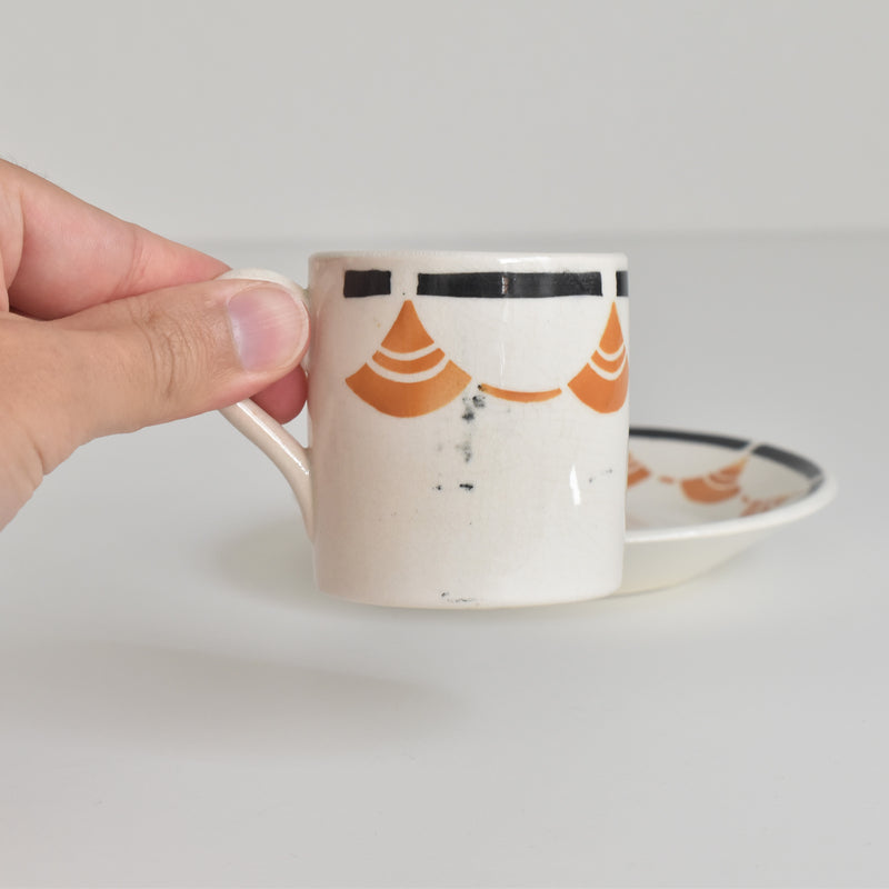 アンティークカップ＆ソーサー バドンヴィレー Nouvelles Galeries Armide