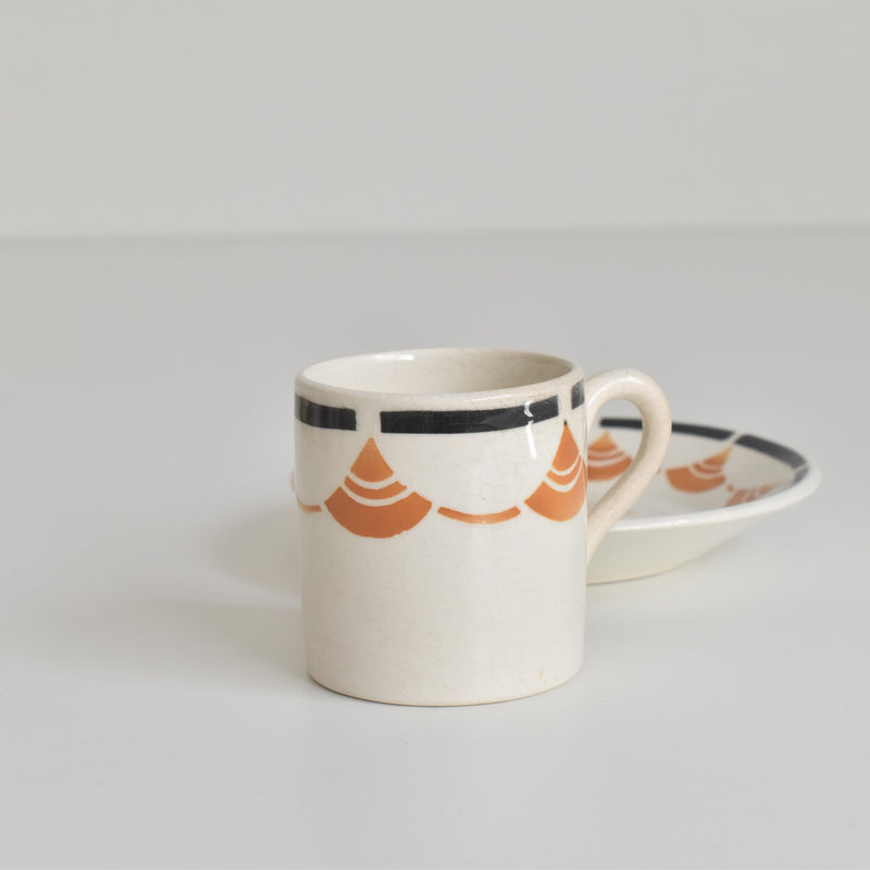 アンティークカップ＆ソーサー バドンヴィレー Nouvelles Galeries Armide