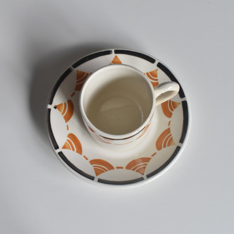 アンティークカップ＆ソーサー バドンヴィレー Nouvelles Galeries Armide