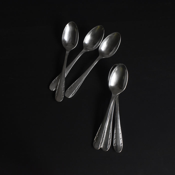 ヴィンテージ銀メッキデザートスプーン