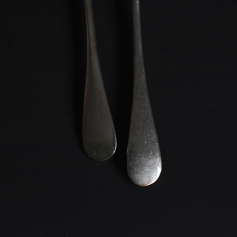 ヴィンテージ銀メッキデザートスプン Potfer