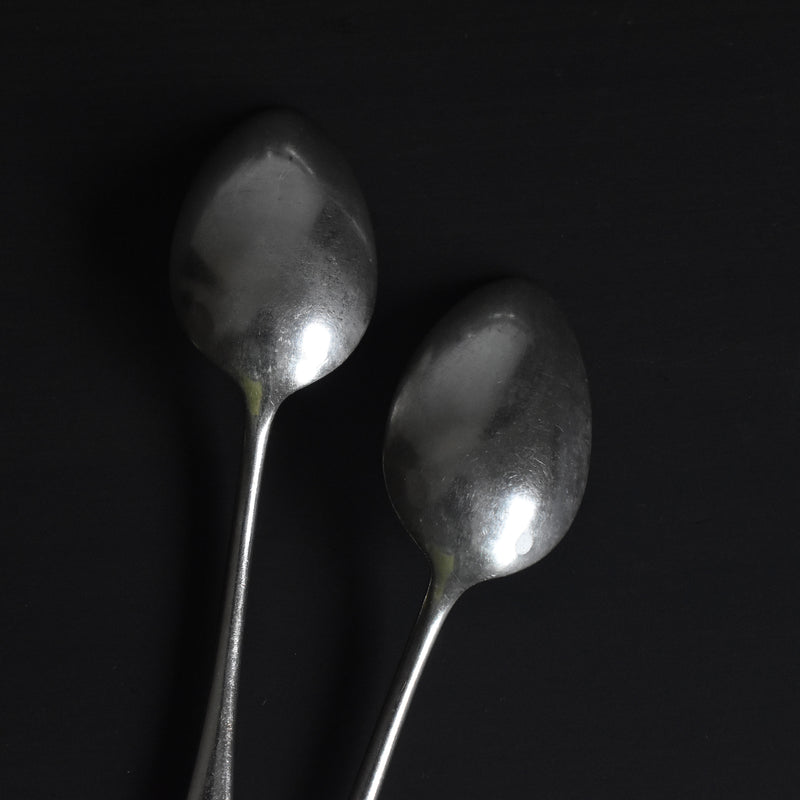 ヴィンテージ銀メッキデザートスプン Potfer