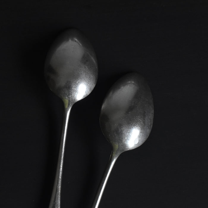 ヴィンテージ銀メッキデザートスプン Potfer