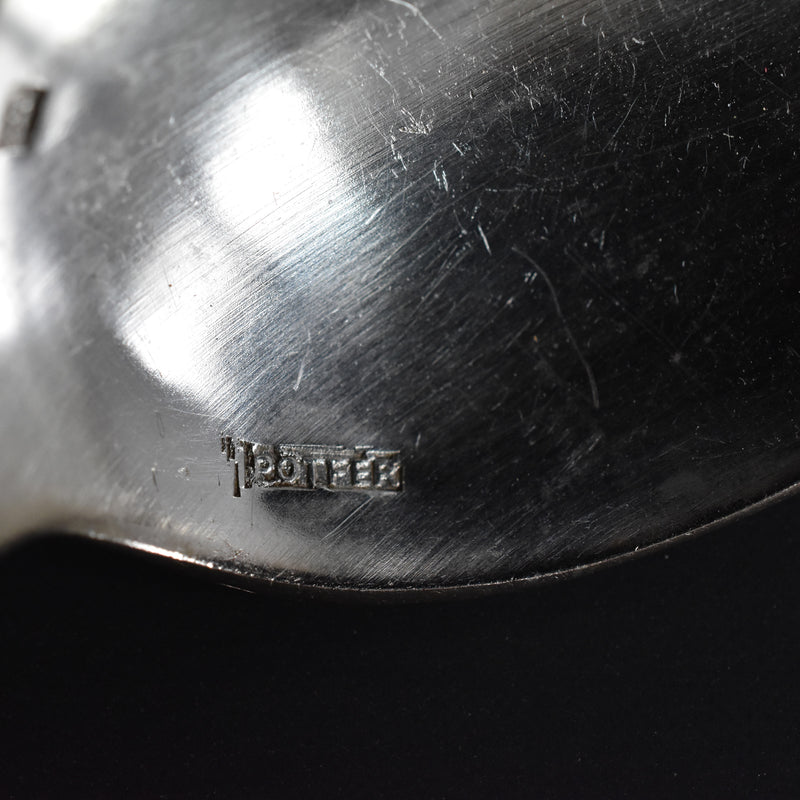 ヴィンテージ銀メッキデザートスプン Potfer