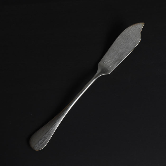 アンティーク銀メッキフィッシュナイフ RJ