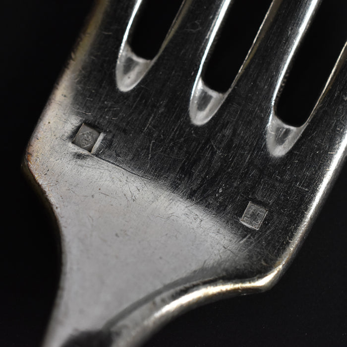 アンティーク銀メッキフィッシュフォーク＆ナイフセット A