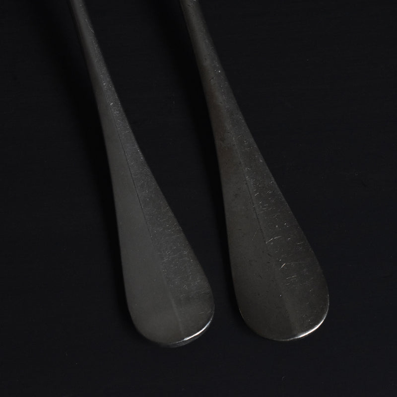 Antique Silver-Plated Fish Fork & Knife Set B