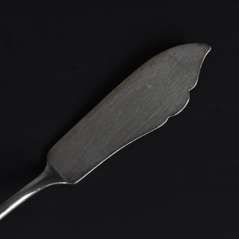 Antique Silver-Plated Fish Fork & Knife Set B