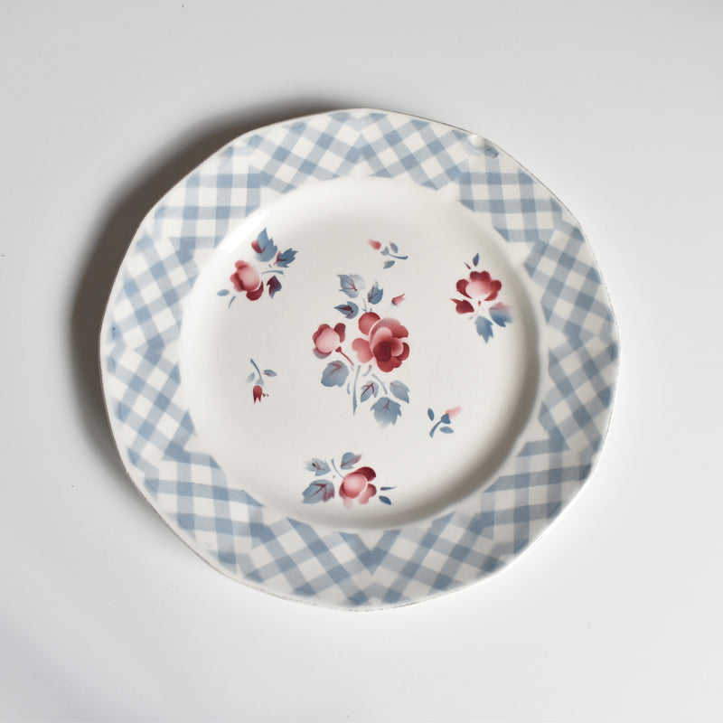 Vintage Dessert Plate Digoin & Sarreguemines Bastia C