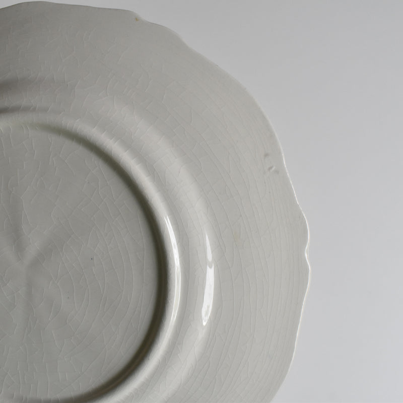 Vintage dessert plate Fleurs bleues A