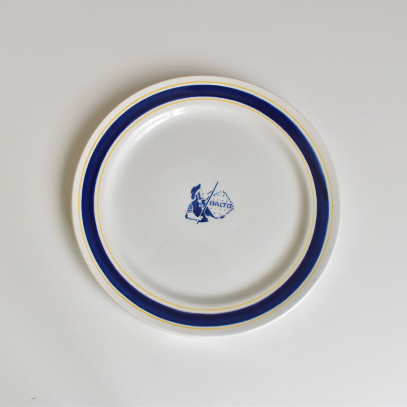 Vintage Dessert Plate HBCM Creil et Montereau Balto B