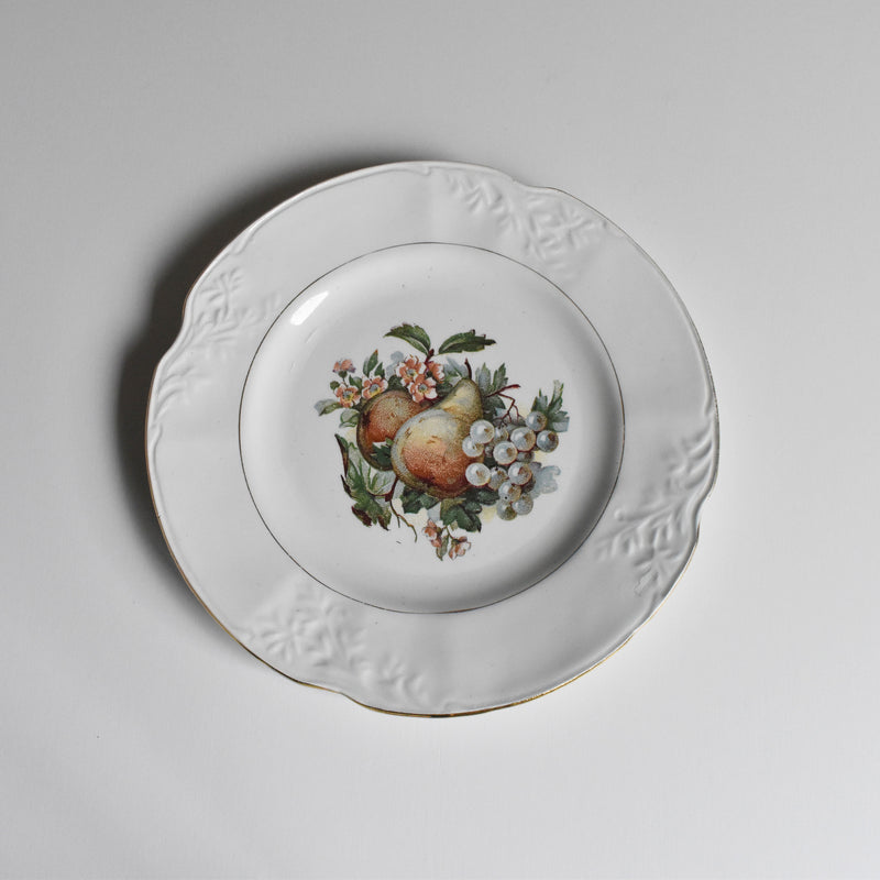 Antique Dessert Plate, Orchies C