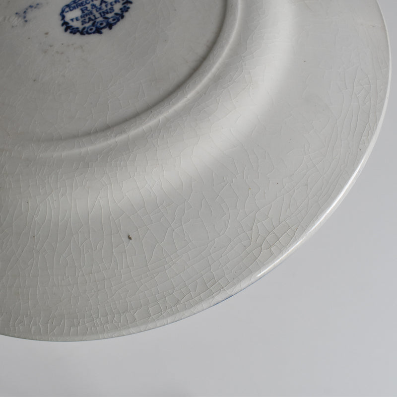 Antique Dessert Plate, Sarreguemines, Directoire D