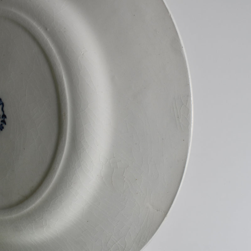 Antique Dessert Plate, Sarreguemines, Directoire D