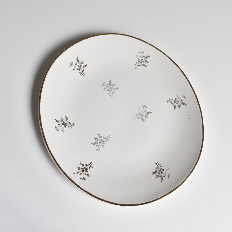 Vintage Dessert Plate, Sarreguemines