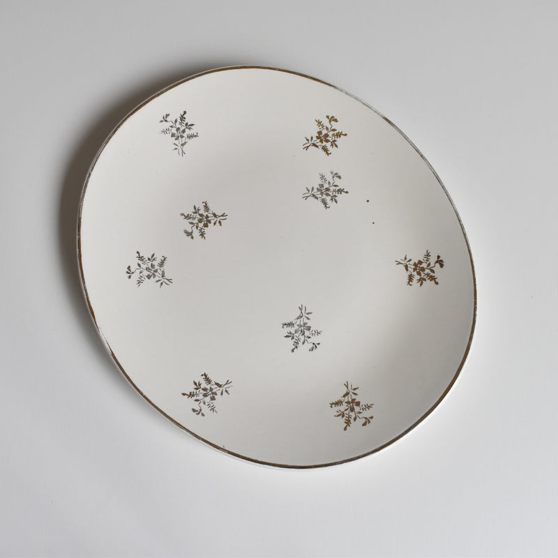 Vintage Dessert Plate Sarreguemines F