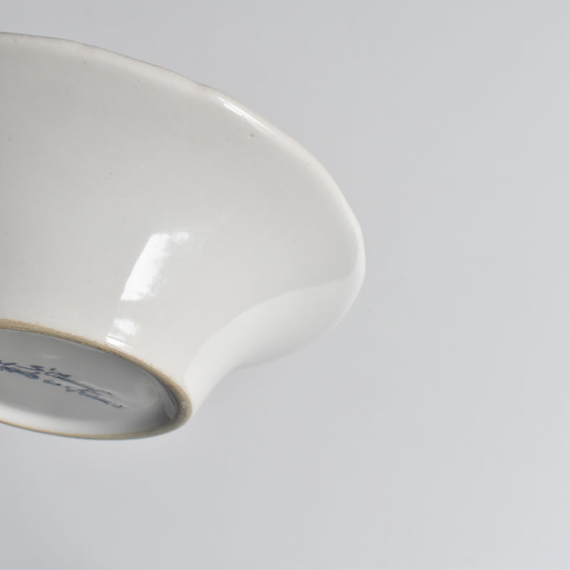 Vintage Barbotine Bowl, St. Clément, White A