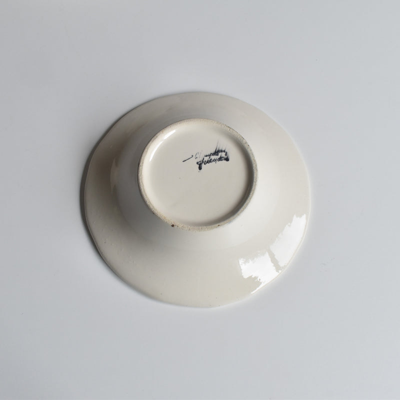 Vintage Barbotine Bowl, Saint-Clément