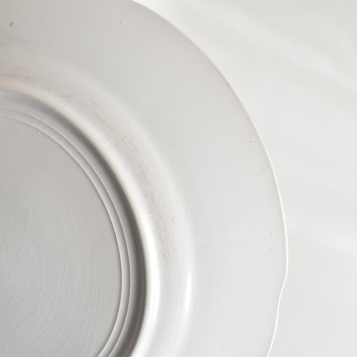 アンティークデザートプレート フラワー＆レリーフ A