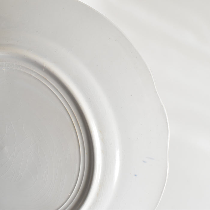 アンティークデザートプレート フラワー＆レリーフ A