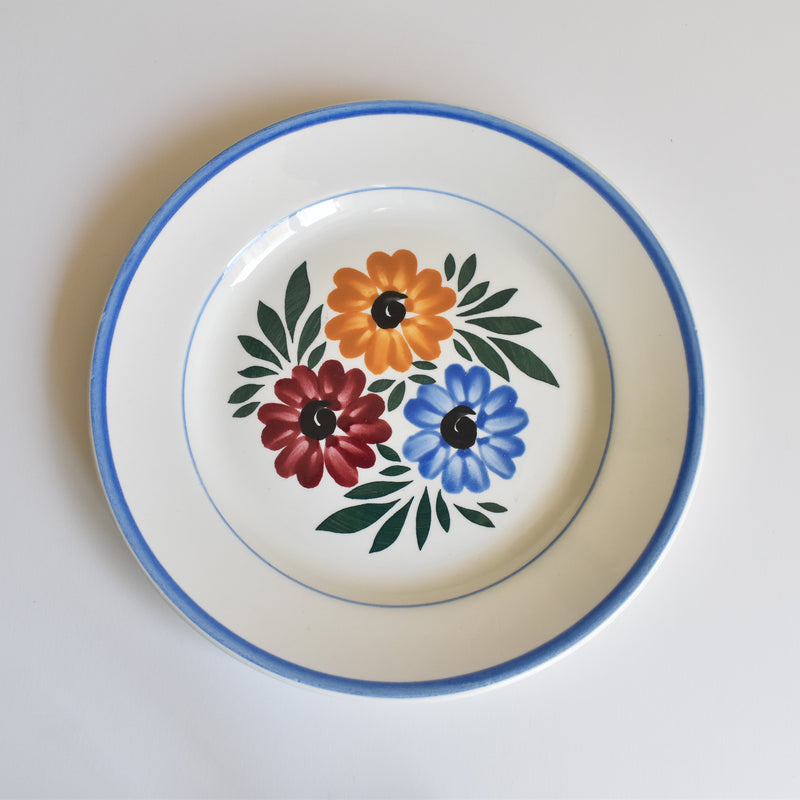 Vintage Dessert Plate HBCM Creil-Montereau Yvonne A