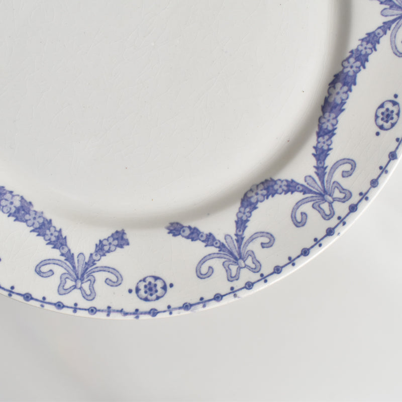 Antique Dessert Plate, U&C Sarreguemines Juliana A