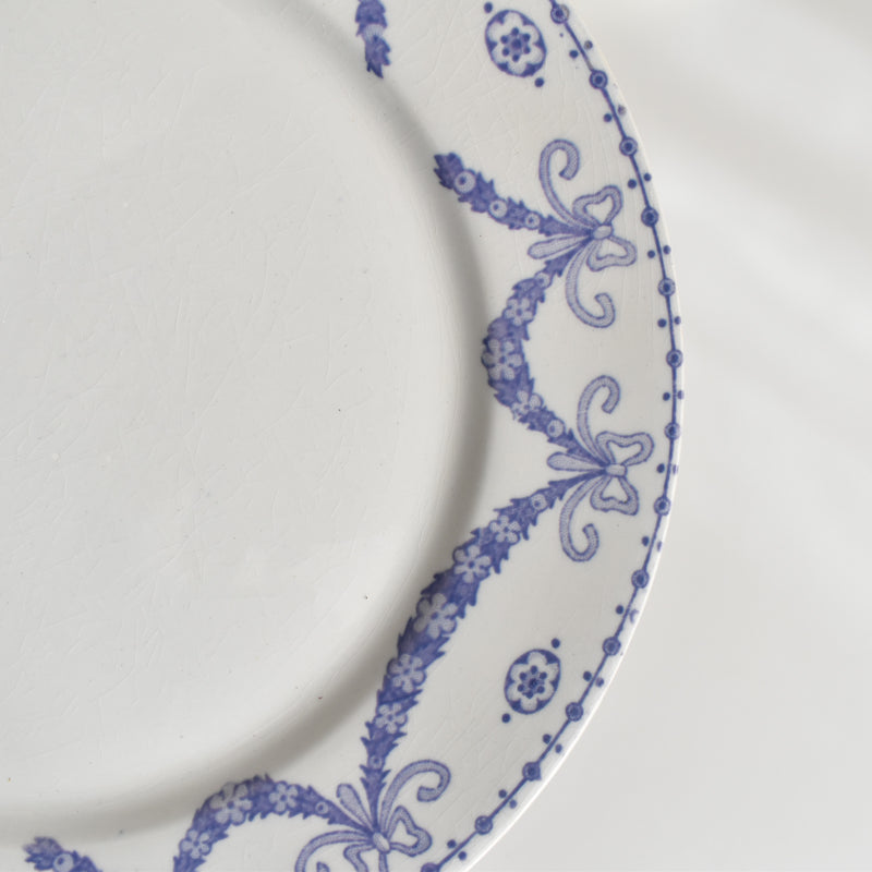 Antique Dessert Plate, U&C Sarreguemines Juliana A